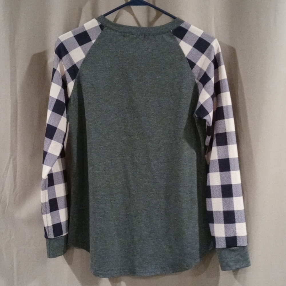 Moking Top   T-shirt long sleeves  medium Blessed - Picture 7 of 8